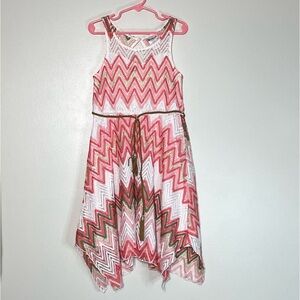 Emily West Hanky Hem Maxi Dress Sz 8